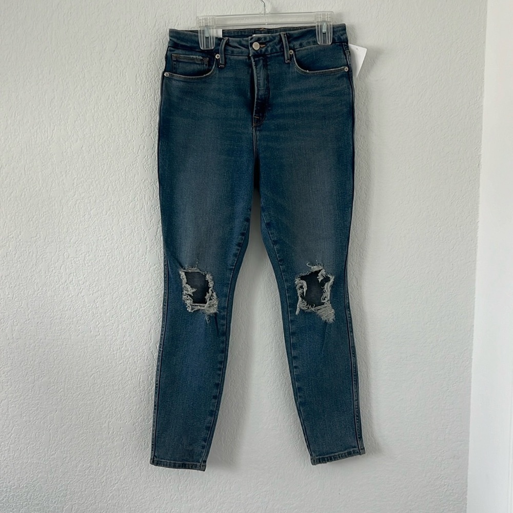 NWT Good American‎ Good Curve Skinny Crop